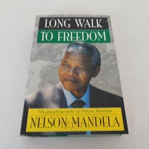 Long Walk Freedom Autobiography Nelson Mandela 1994 HCDJ 1st Edition 1st Print
